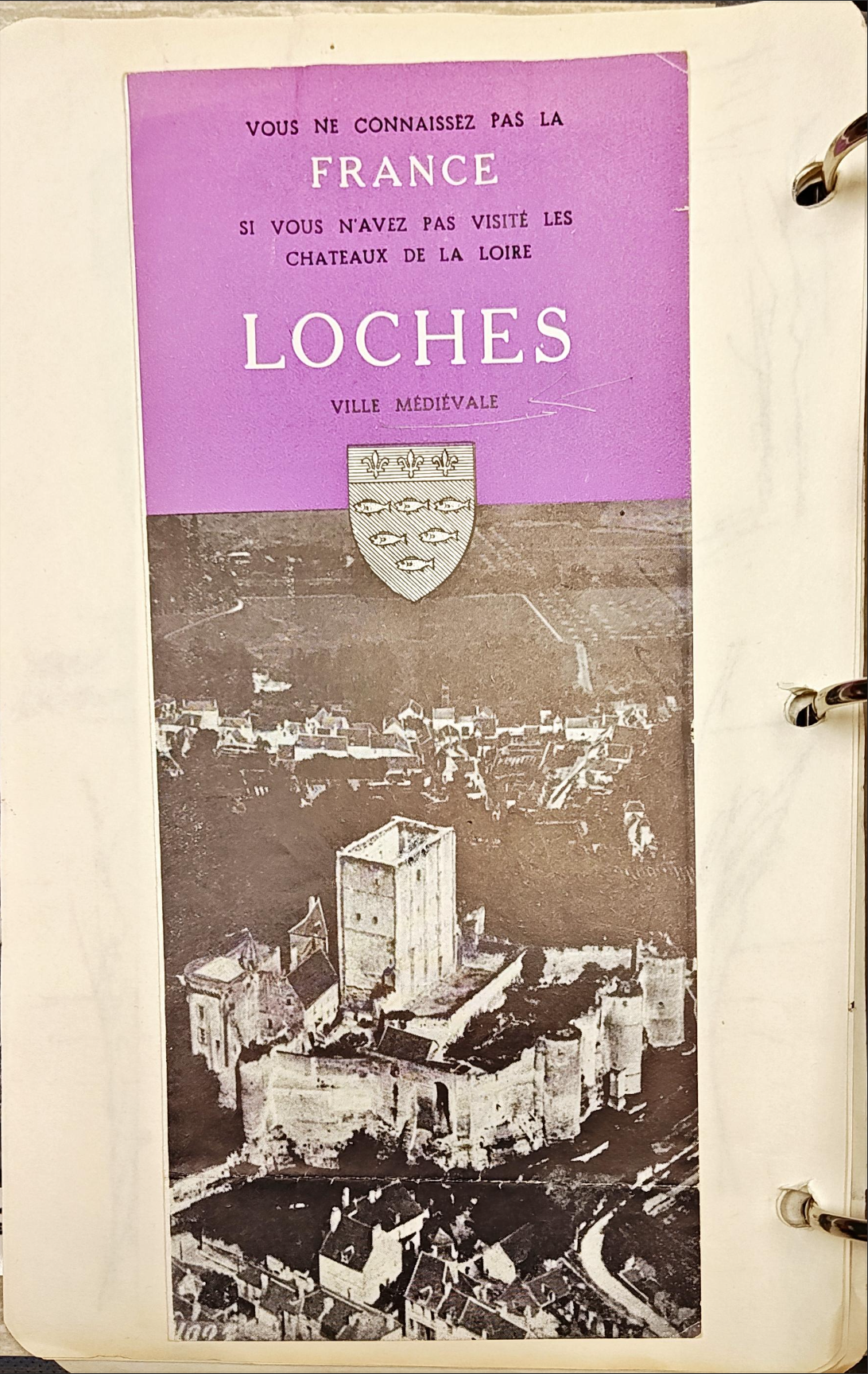 Brochure from Loches